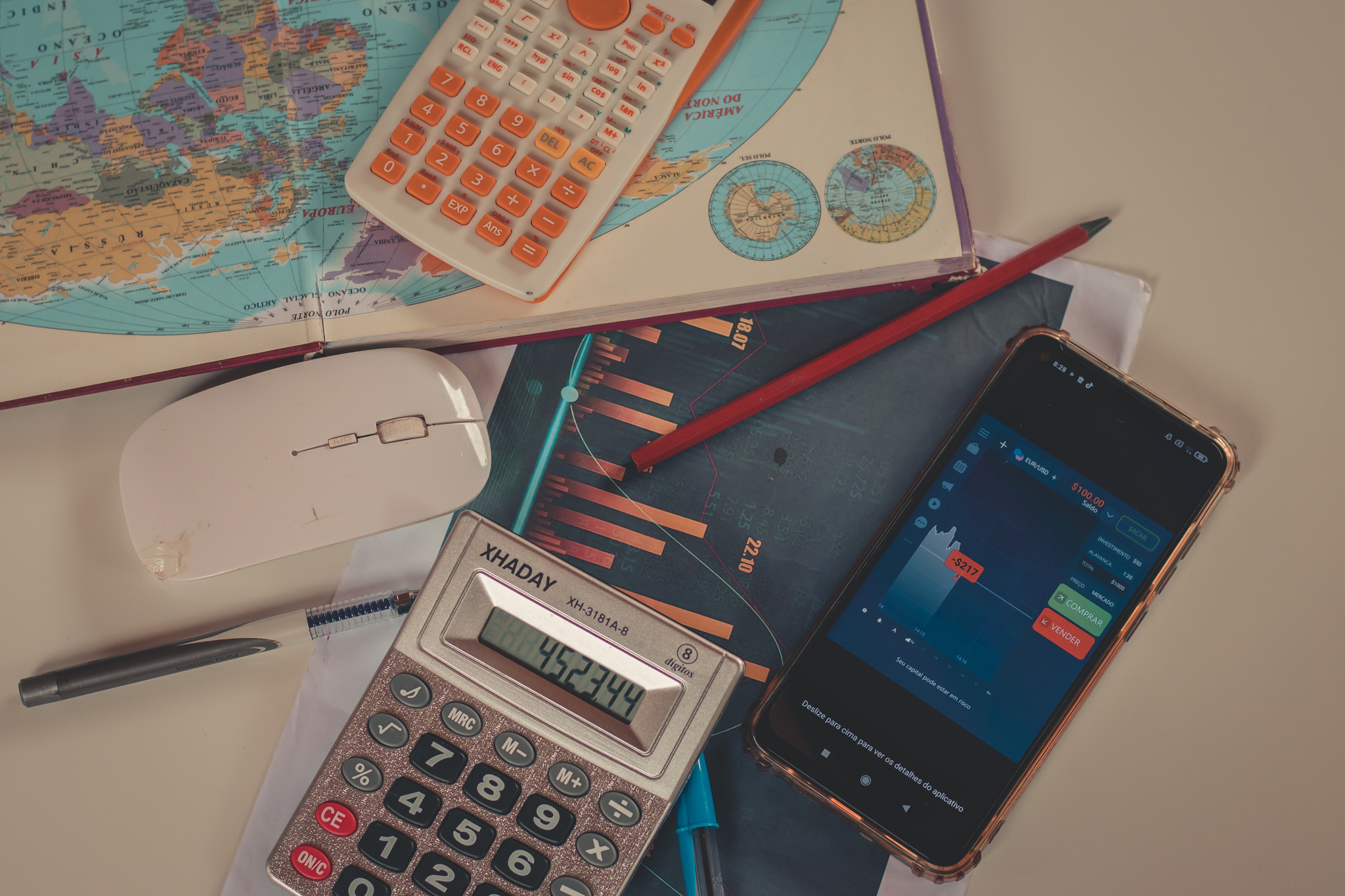 Calculadora e contas a pagar
