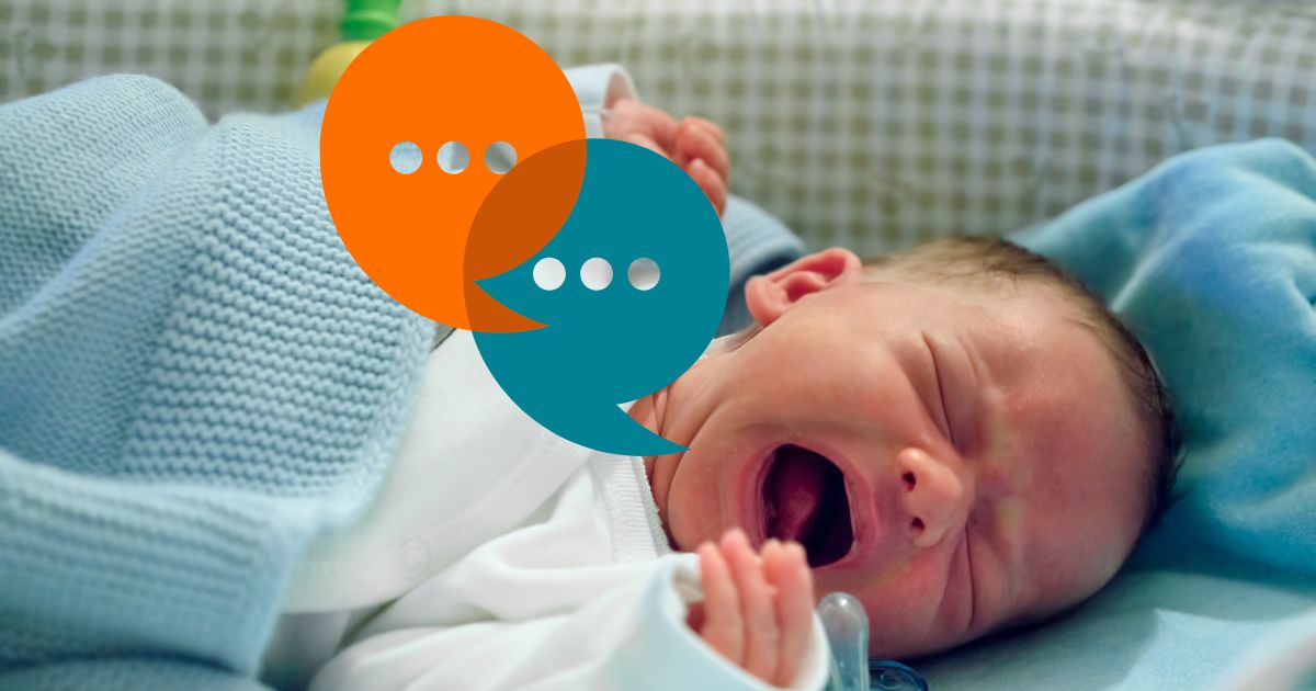 Tecnologia permite traduzir o choro do bebê - Foto: arquivo/ Canva/ Edição.