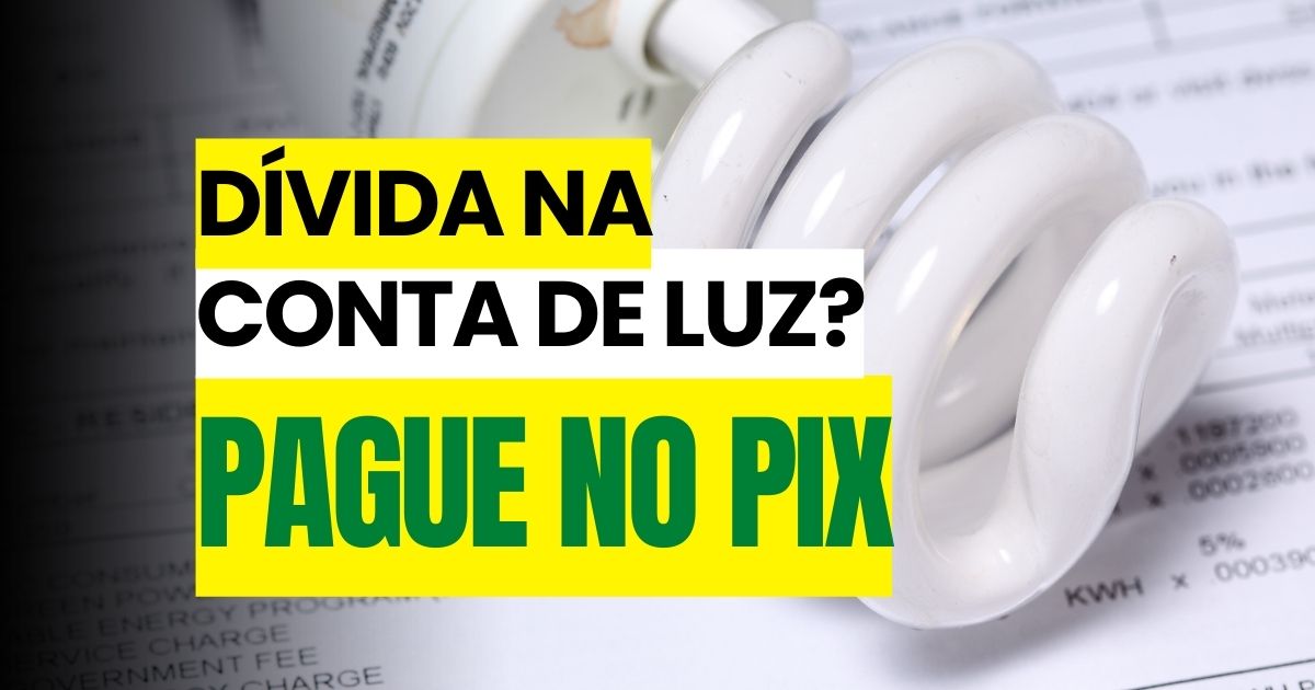 Governo deve permitir quitação de dívidas na conta de luz por meio do Pix; entenda. Foto: edição/Noticiadamanha.com.br.