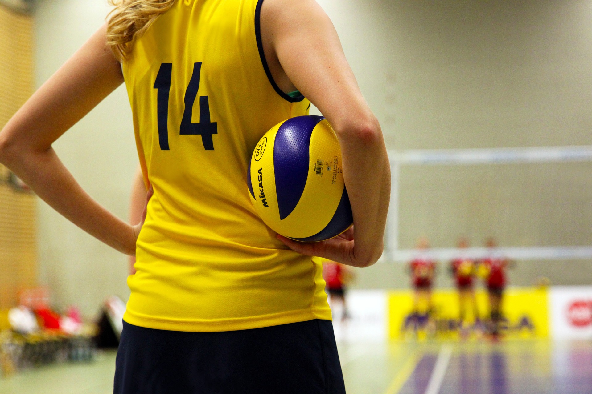 Jogadora de vôlei