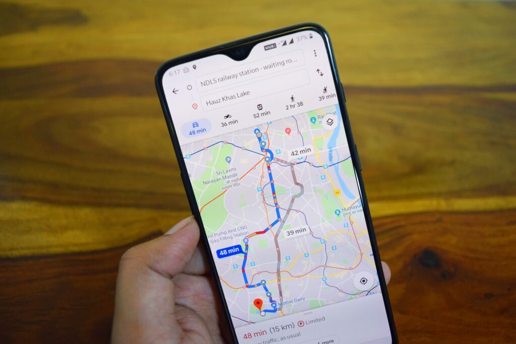 Aplicativo do Google Maps