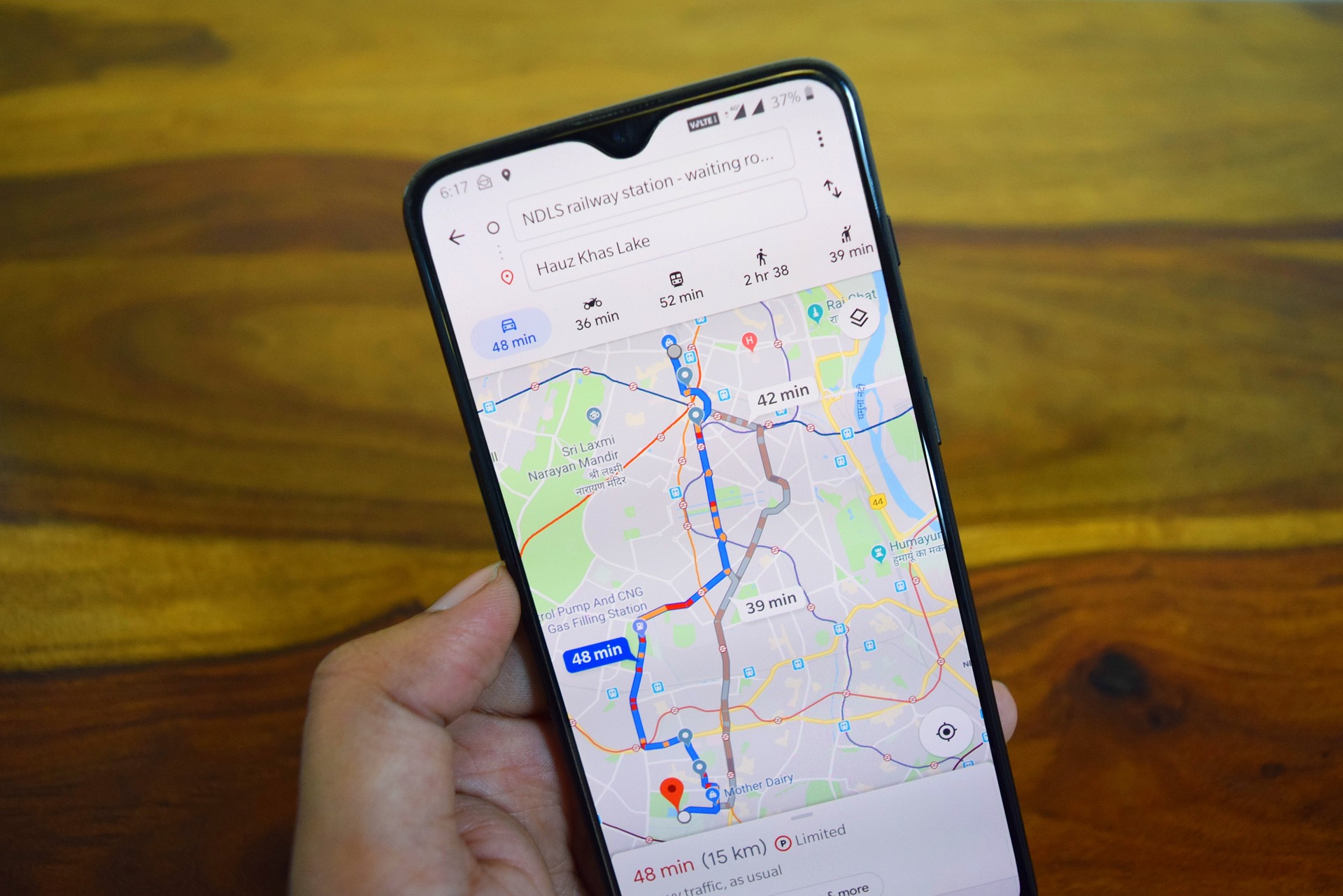 Aplicativo do Google Maps