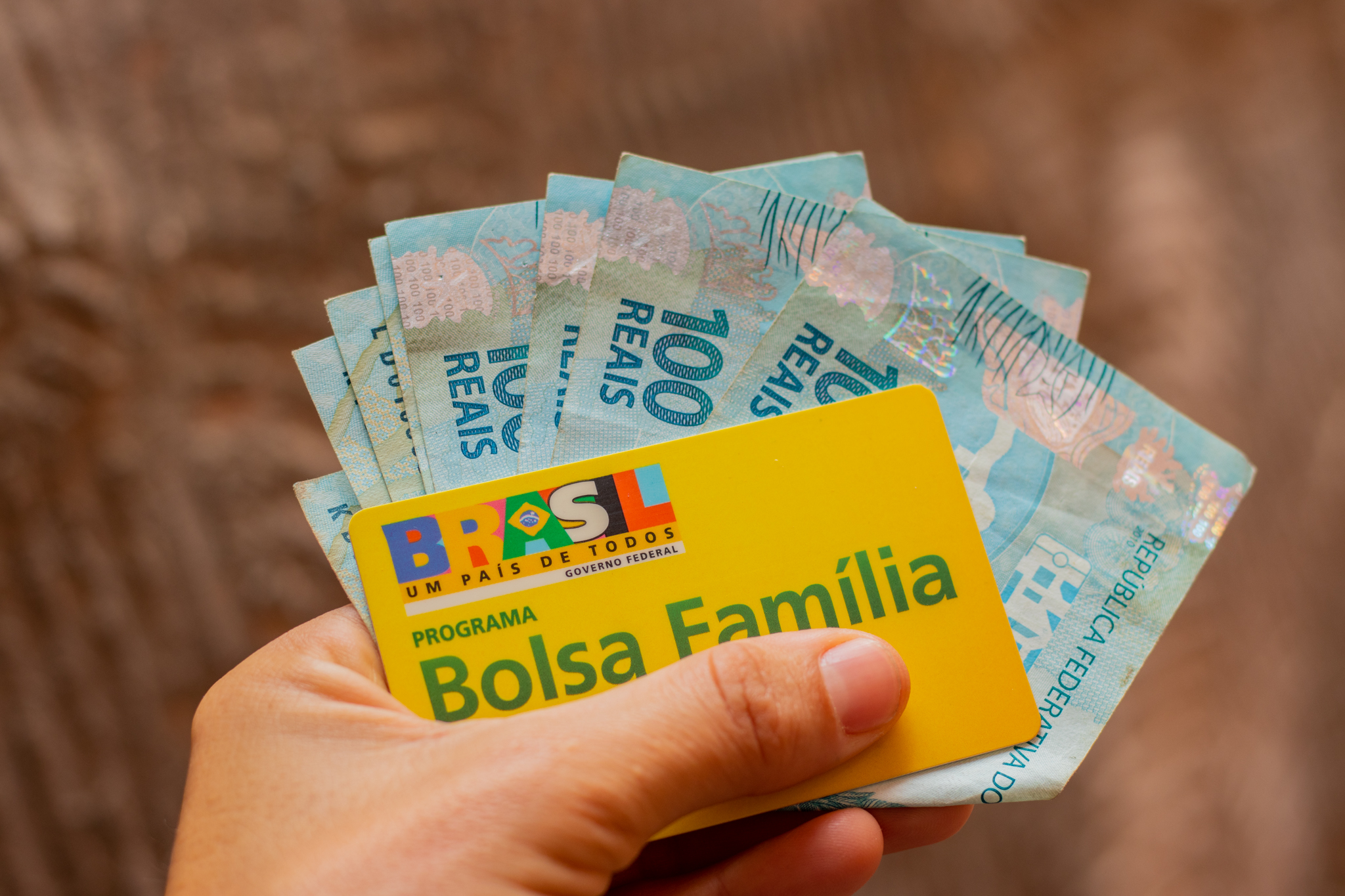 Cédulas de dinheiro brasileiro