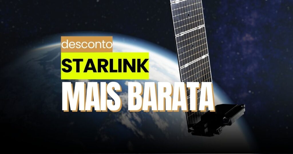 PEGA EM QUALQUER LUGAR! Starlink ficou mais barata no Brasil