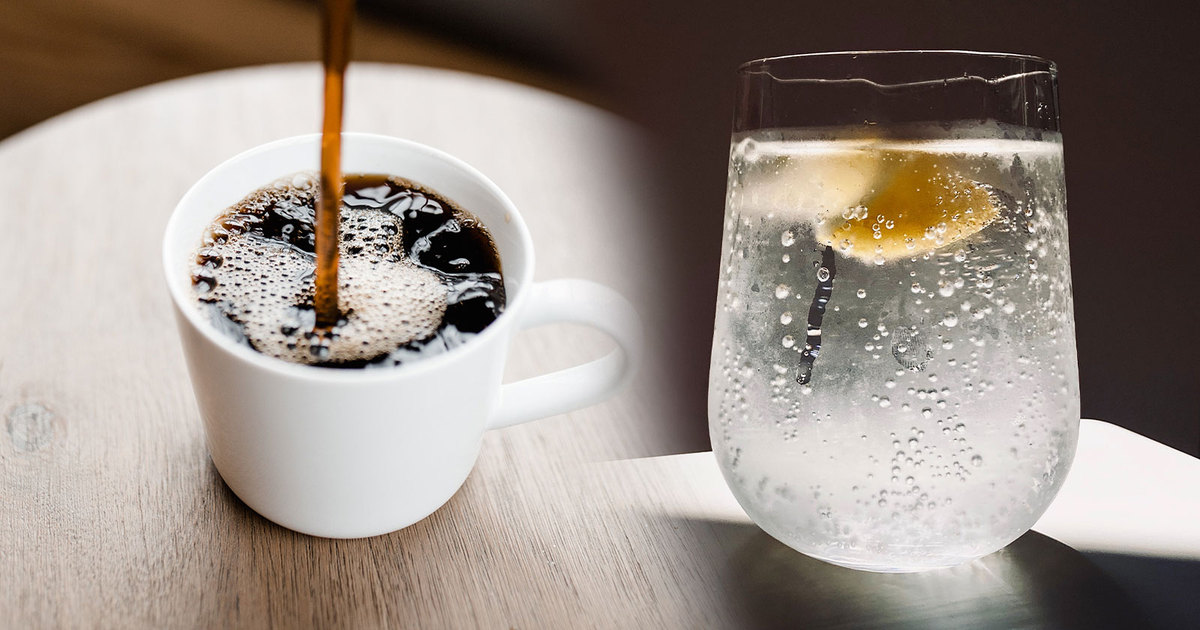 Água com gás antes ou depois do café? Entenda para que serve
