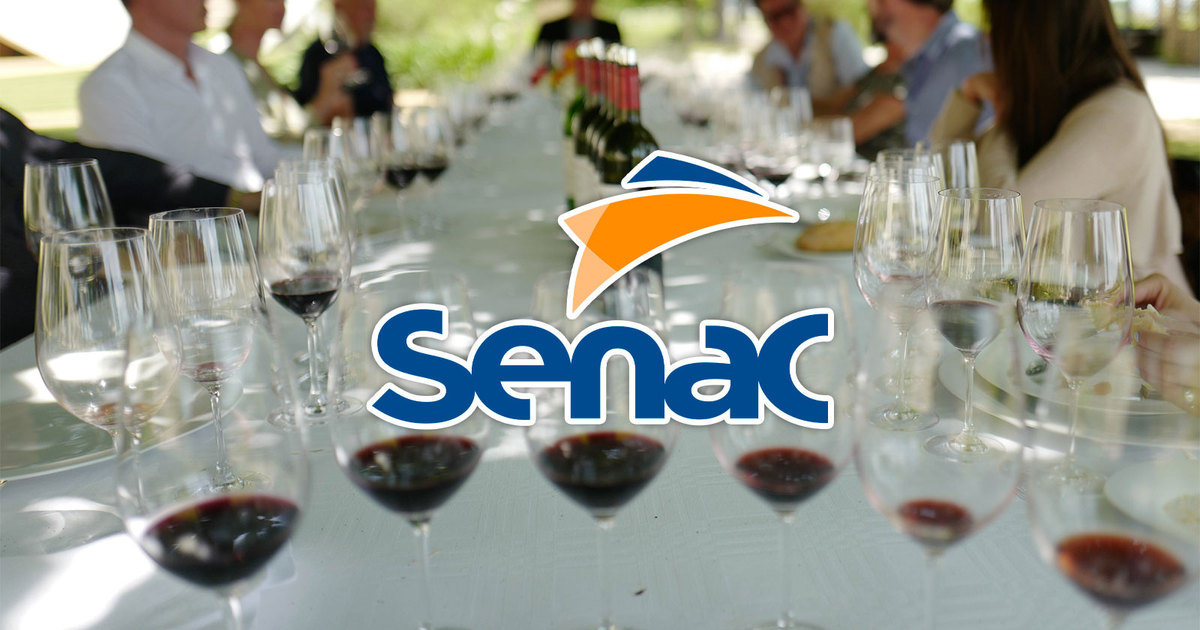 Atenção! SENAC libera curso de sommelier para os jovens