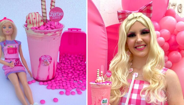 Sorveteria do interior de SP leva boneca Barbie