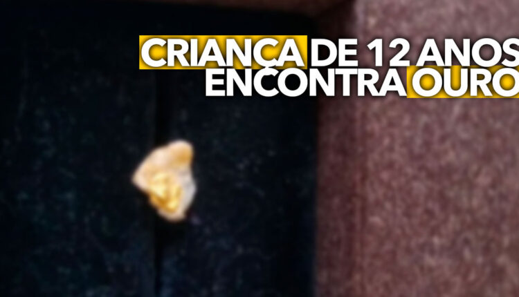 Criança de 12 anos encontra OURO durante excursão escolar em Minas Gerais
