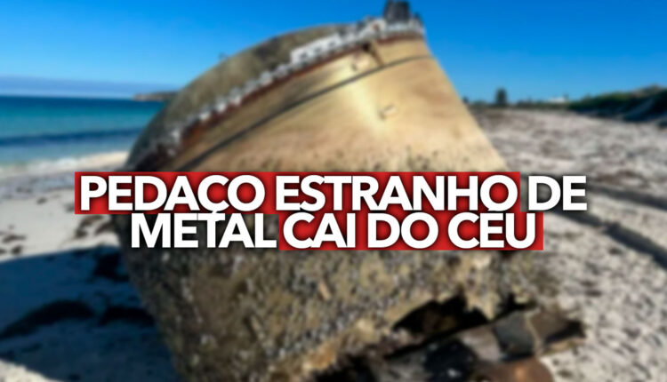 Pedaço estranho de metal CAI DO CÉU e é recolhido secretamente pelo estado