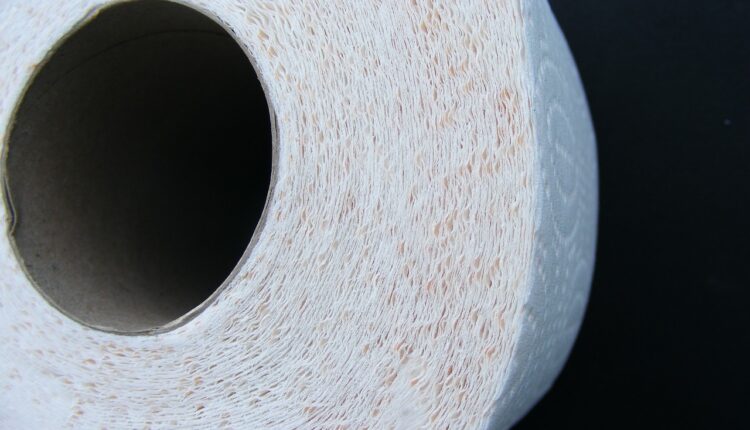 Rolo de papel higiênico
