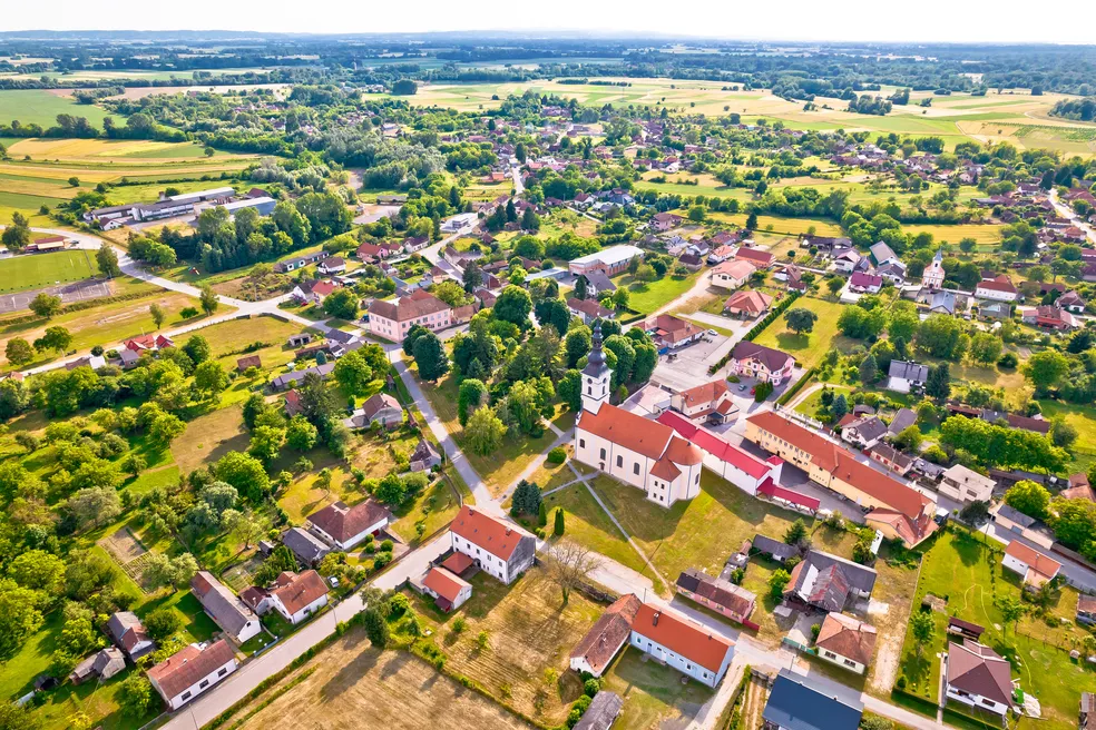 Legrad é uma pequena cidade rural, localizada às margens do rio Drava, na fronteira com a Hungria. (Foto divulgação)