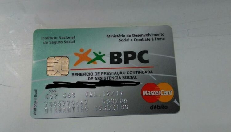 Cartão BPC.