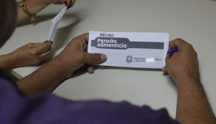 pensão alimentícia.