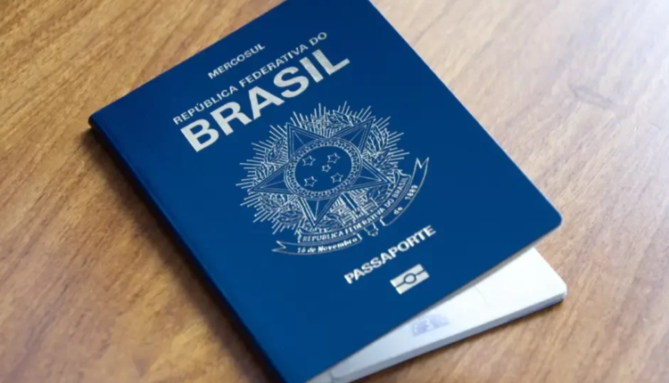 Foto de passaporte brasileiro.