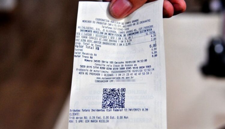 Cpf na nota.