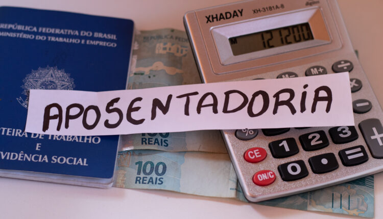 Cálculo da aposentadoria.