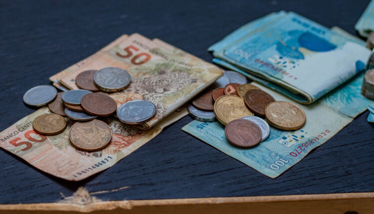Moeda de 10 centavos.