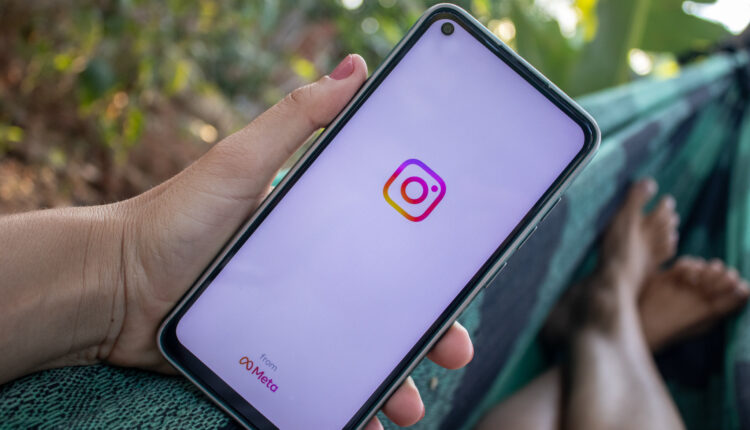 Aplicativo do Instagram.