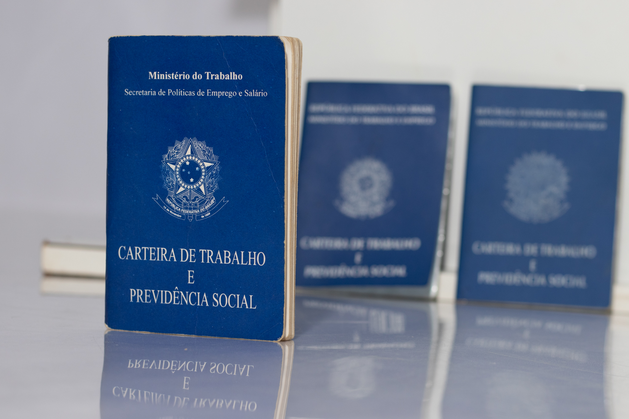 Carteira de trabalho.