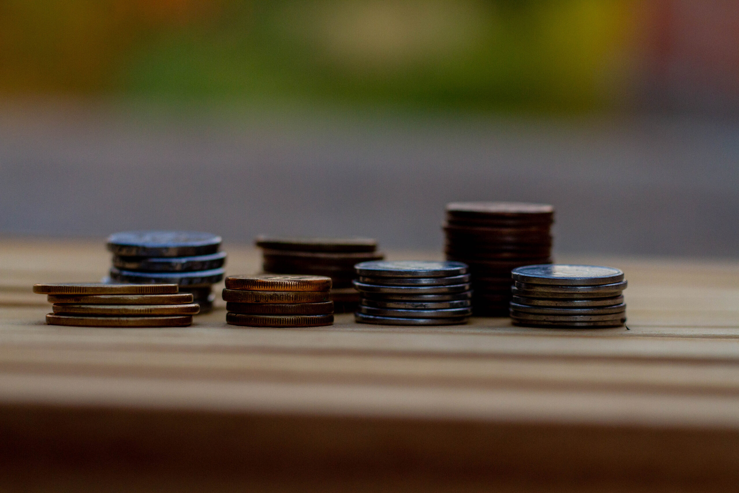 Moedas.