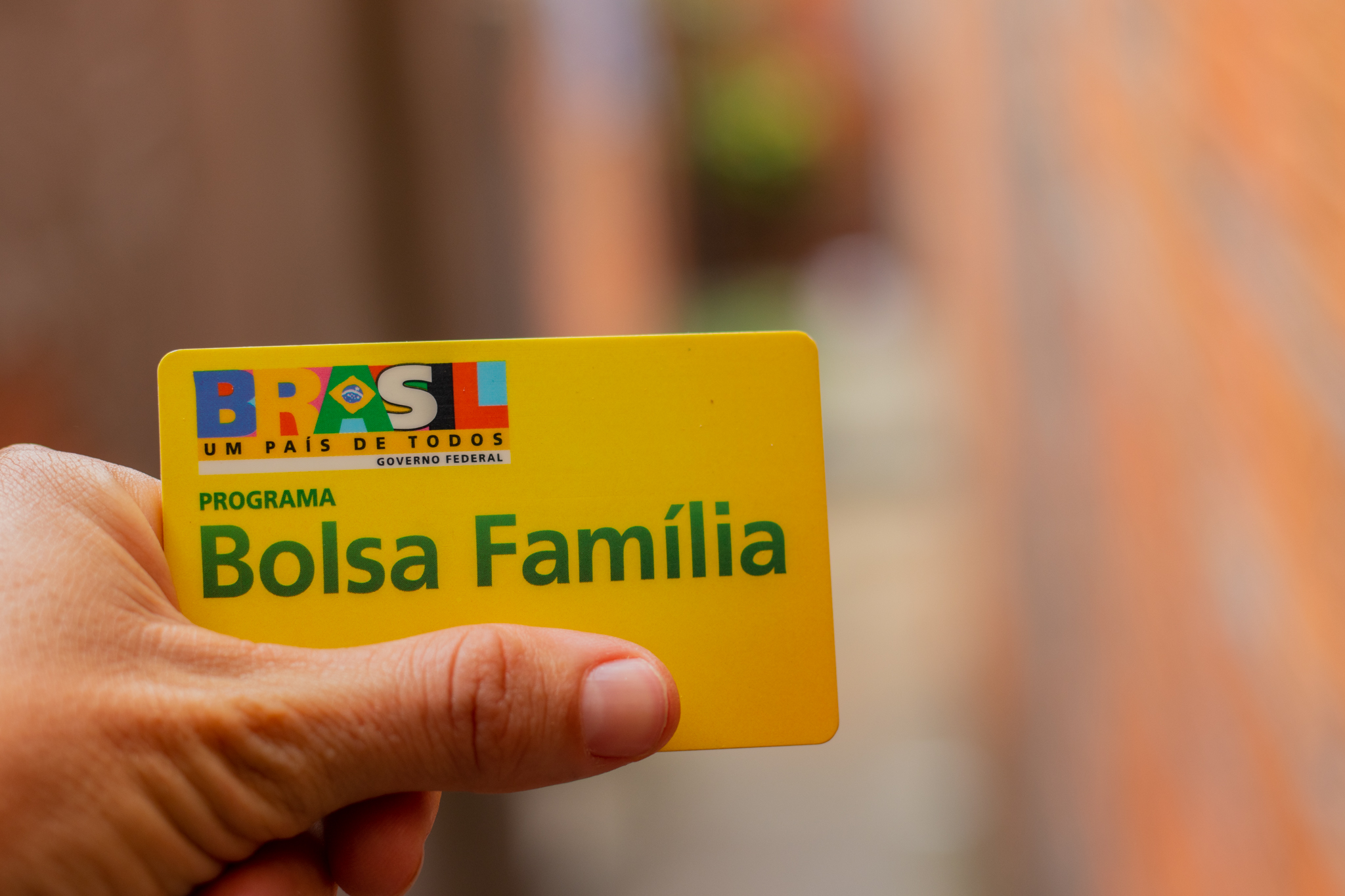 Cartão Bolsa Família.