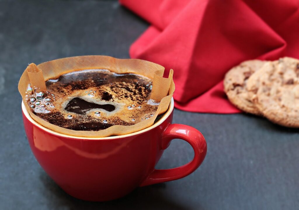 Pó de café.