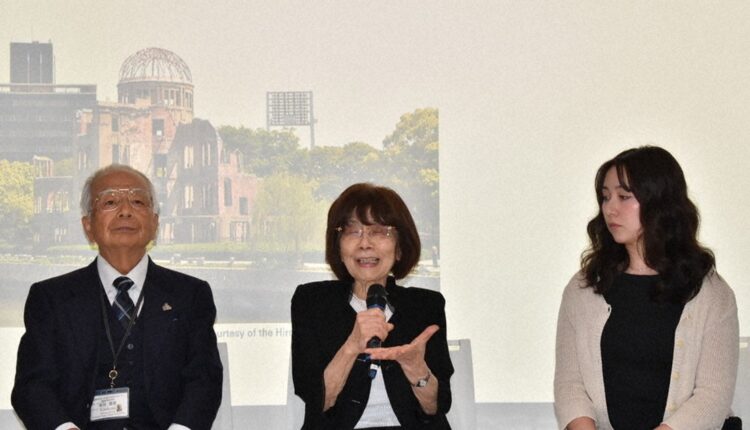 News in Easy English: Hiroshima bombing survivors talk with students in London