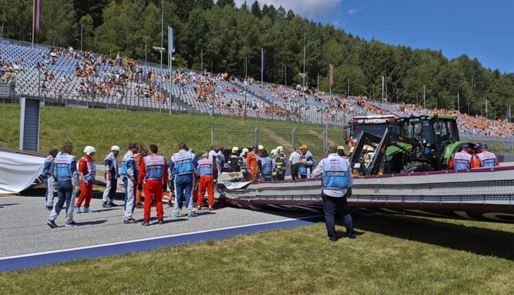 Formel 1: Brücke kracht kurz vor Rennen in Spielberg auf die Strecke | Sport