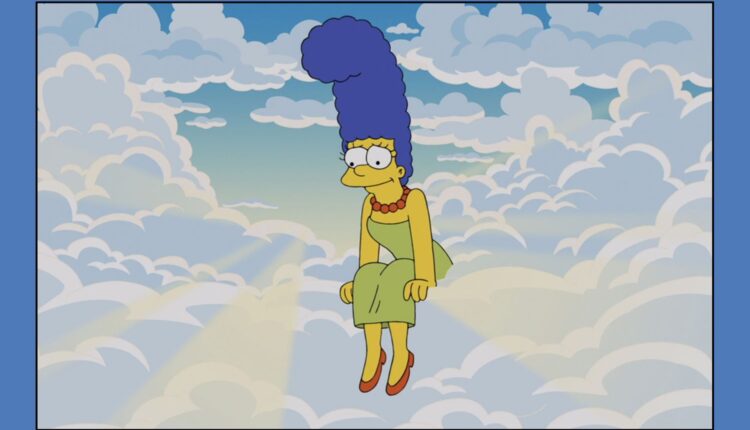 Marge Simpson in heaven in