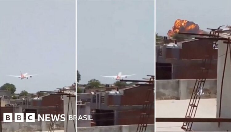 Avião cai na Índia: o adolescente que filmou a queda em vídeo