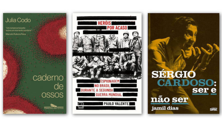 Montagem com as capas dos livros
