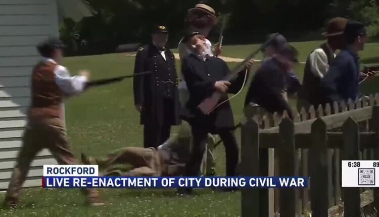 Midway Village Museum interpreters re-enact what life was like in Rockford during Civil War