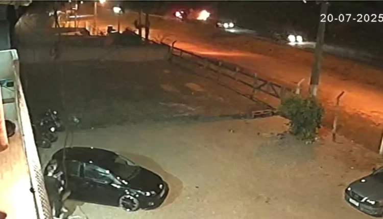 Câmera flagra batida que matou pai, mãe e bebê na BR-476