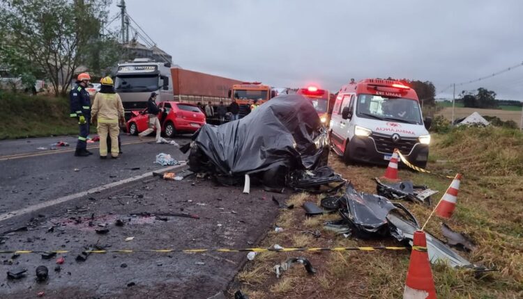 Acidente fatal deixa três pessoas mortas nesta segunda-feira na BR-369