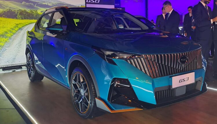 GAC GS3 chegará ao Brasil com 177 cv para encarar T-Cross e Creta