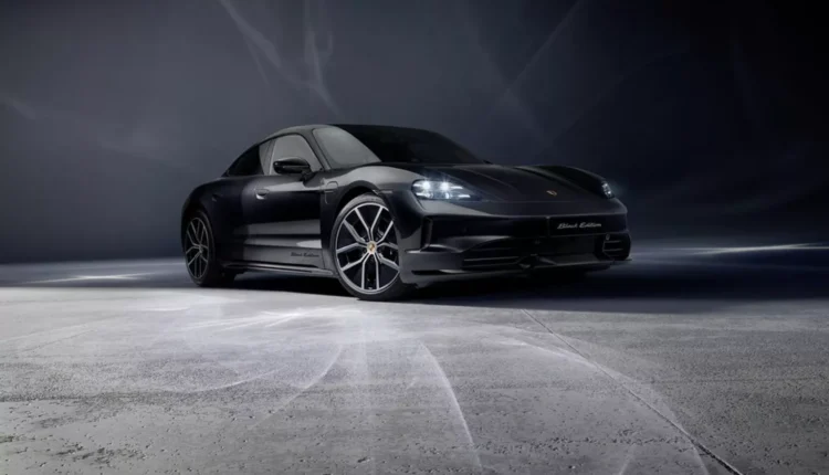 Porsche Taycan ganha edição Black com melhorias visuais nos EUA