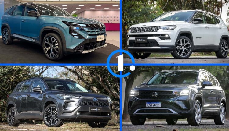Como o novo Renault Boreal se compara a Compass, Taos e Corolla Cross?