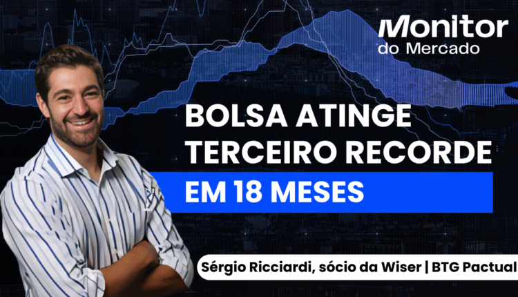 Bolsa brasileira atinge seu terceiro recorde em 18 meses