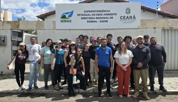 Em Sobral, Semace recebe estudantes da UECE para vivência técnica e troca de conhecimentos
