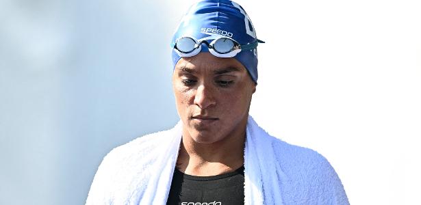 Ana Marcela Cunha ficou em sexto no Mundial de águas abertas