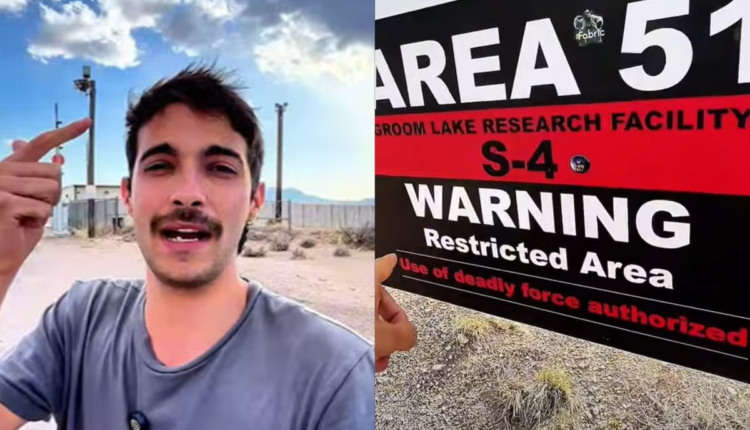Youtuber relata como foi visitar Área 51 e diz nunca ter ficado 'tão perto da morte'