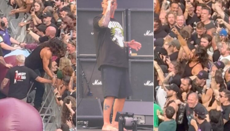 Jason Momoa Starts Circle Pit During Pantera's Ozzy Farewell Set