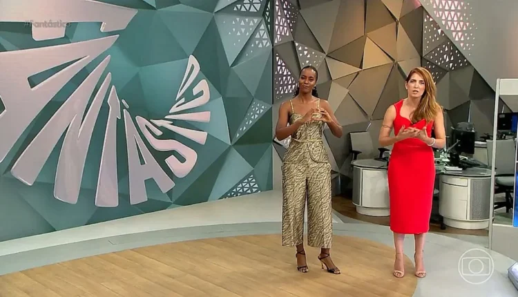 Maju Coutinho e Poliana Abritta. Foto: Reprodução/Fantástico (Globo)