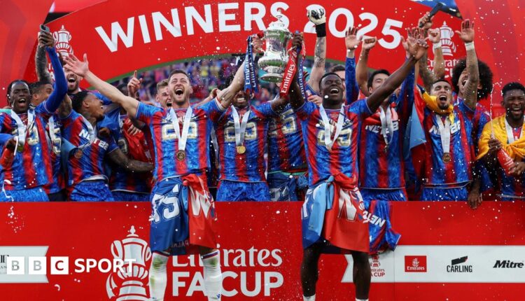 Crystal Palace beat Manchester City to win the FA Cup last season