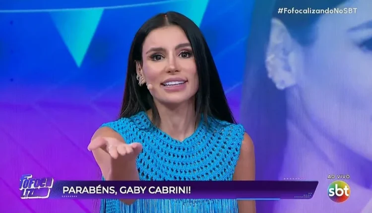 Gaby Cabrini. Foto: Reprodução/SBT