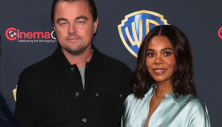 Teyana Taylor, Leonardo DiCaprio and Regina Hall promote the upcoming film