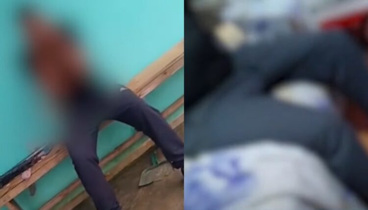 Montagem com duas fotos do suspeito de abusar da filha da esposa