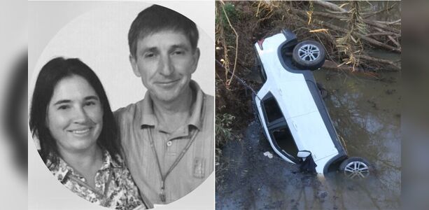 Casal que morreu após caminhonete cair no Rio Coatis é identificado