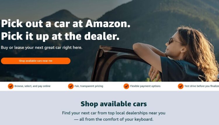 Amazon começa a vender carros usados