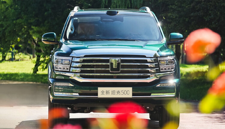 Novo GWM Tank 500 já está em pré-venda na China